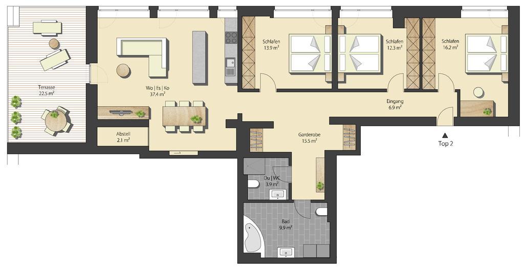 Chalet Zamang Schruns Esterno foto
